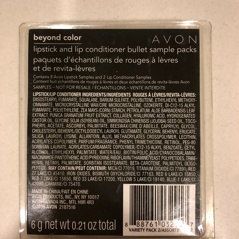 Brand New Sealed Avon beyond color lipstick sample